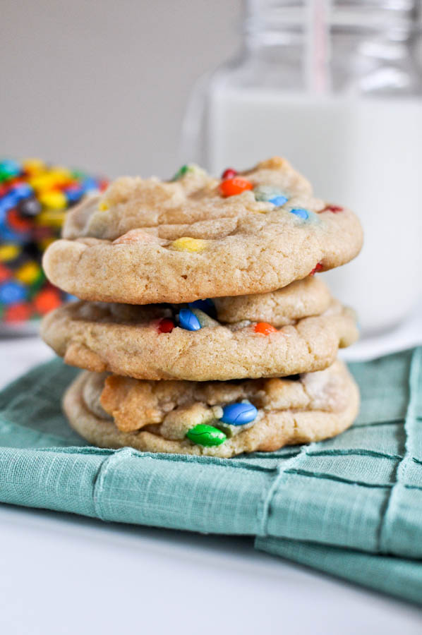 Giant M&M Cookies Recipe - Food Fanatic