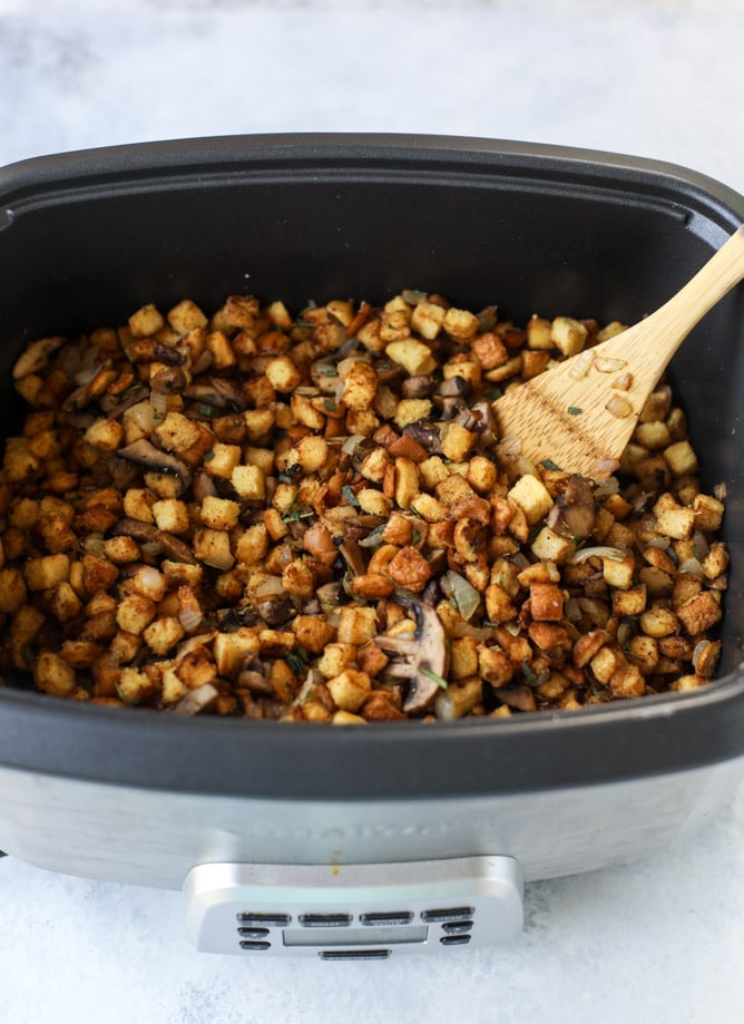 Slow Cooker Stuffing - How to Make Stuffing in the Slow Cooker
